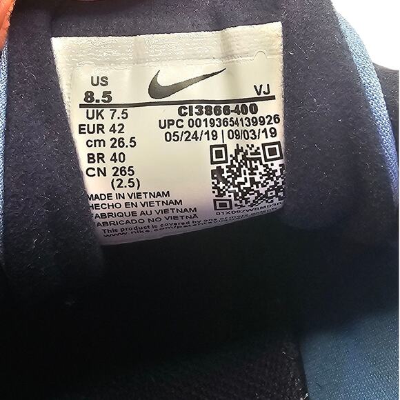 Nike Triple Blue Air Max 270 React Casual Sneakers - Picture 12 of 12